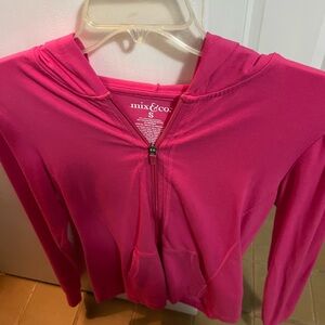 Mix & Co. Pink Zip-Up Hoodie
